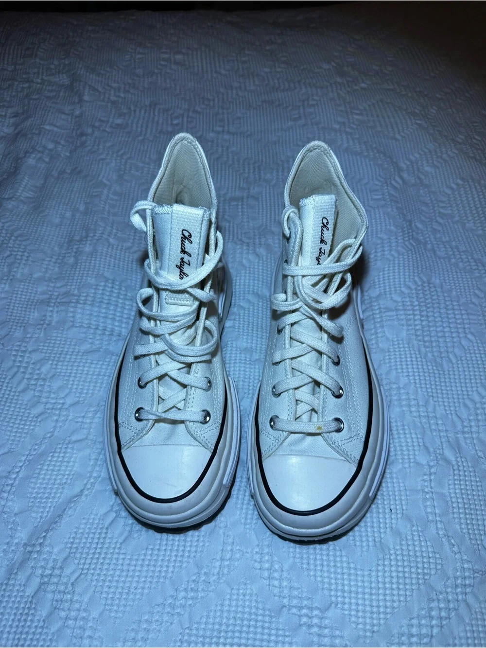 Converse Converse Run Star Legacy Cx Platform High Top in White/Cream
